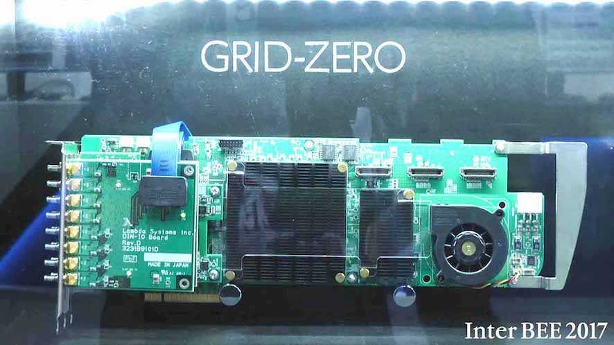 4K HDR対応テロップシステム「GRID-ZERO」のボード