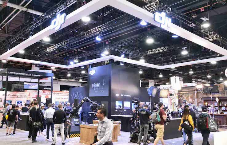 NAB Show 2018のDJIブース