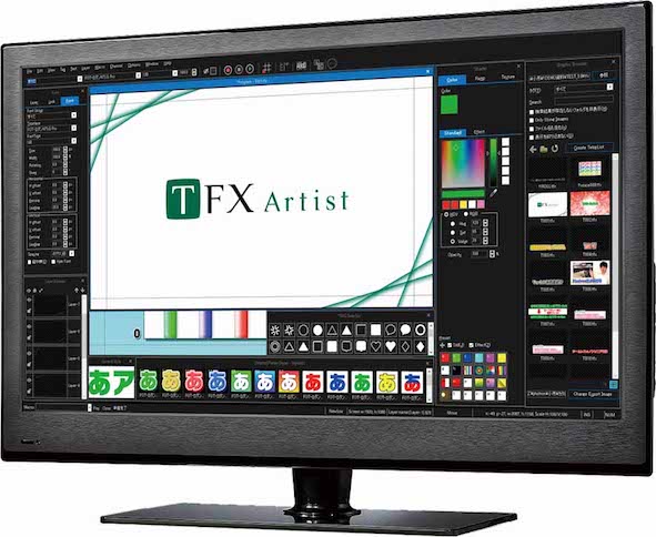 TFX-Artist, Photron’s internally-developed 4K/8K video graphics system
