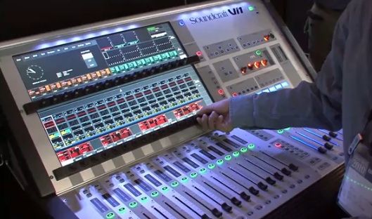 The Soundcraft Vi1 digital mixing console