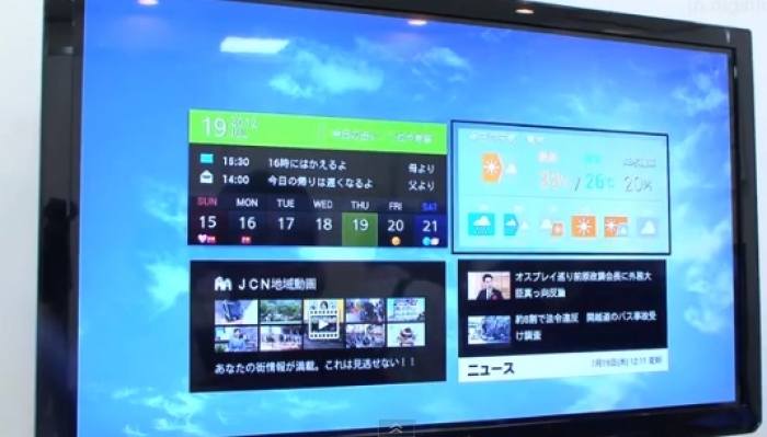 Smart TVの画面